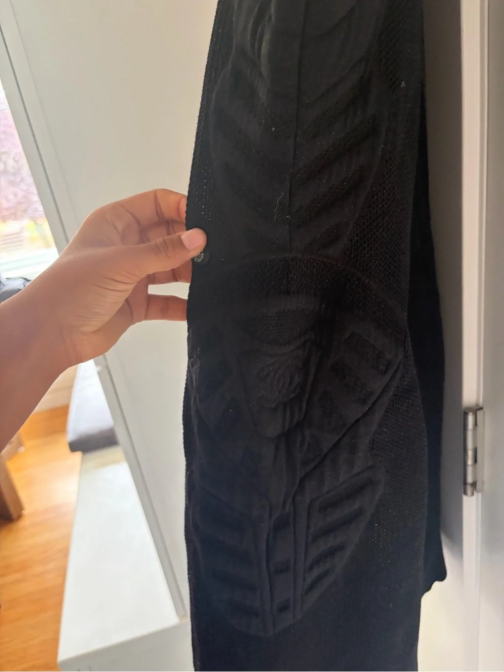 CHANEL black womens knit dress